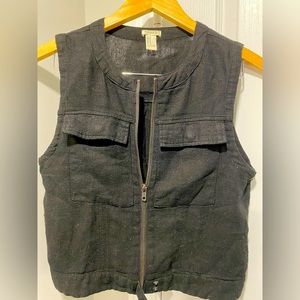 Forever 21 Black Armhole Crop top